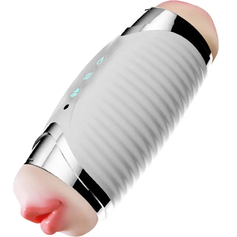 Electric Male Masturbator Pussy Oral Stroker Cup Masturbaters Sucking Male HandsFree Cup Stroker Sex Toy - Pussitude